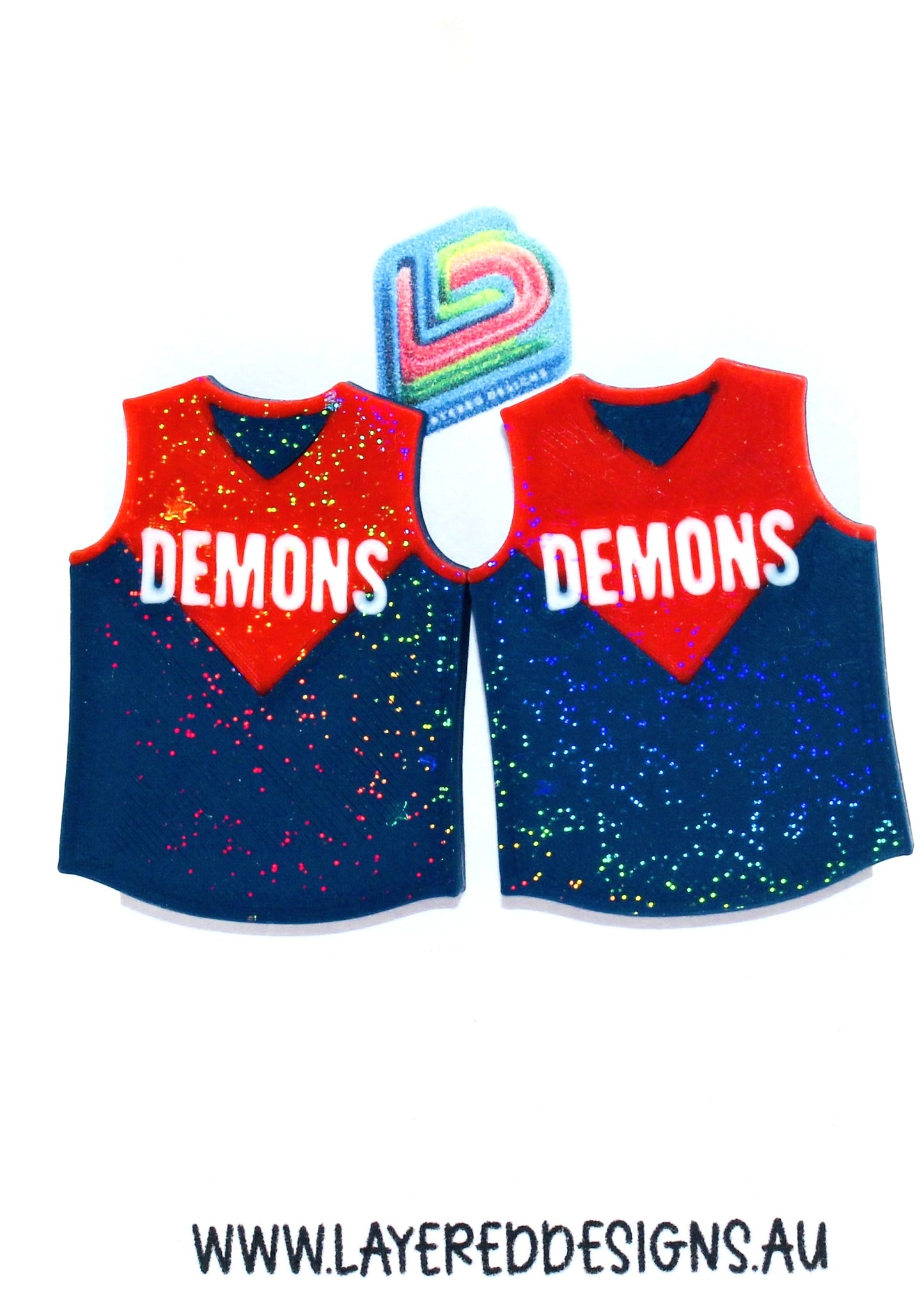 Melbourne Demons Earrings