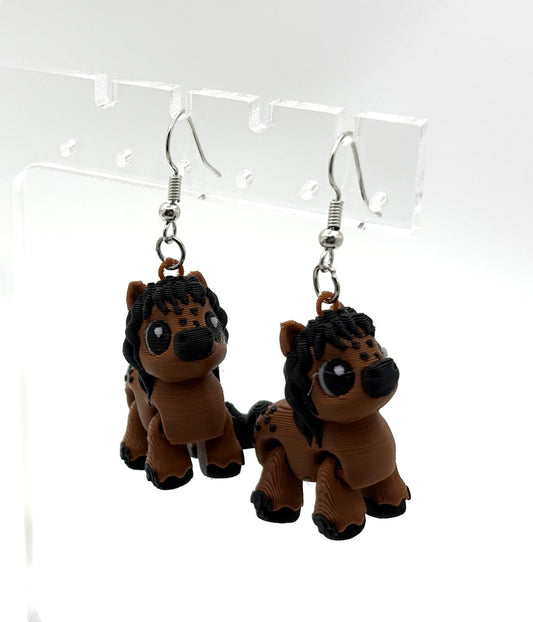 Flexi Horse Earrings