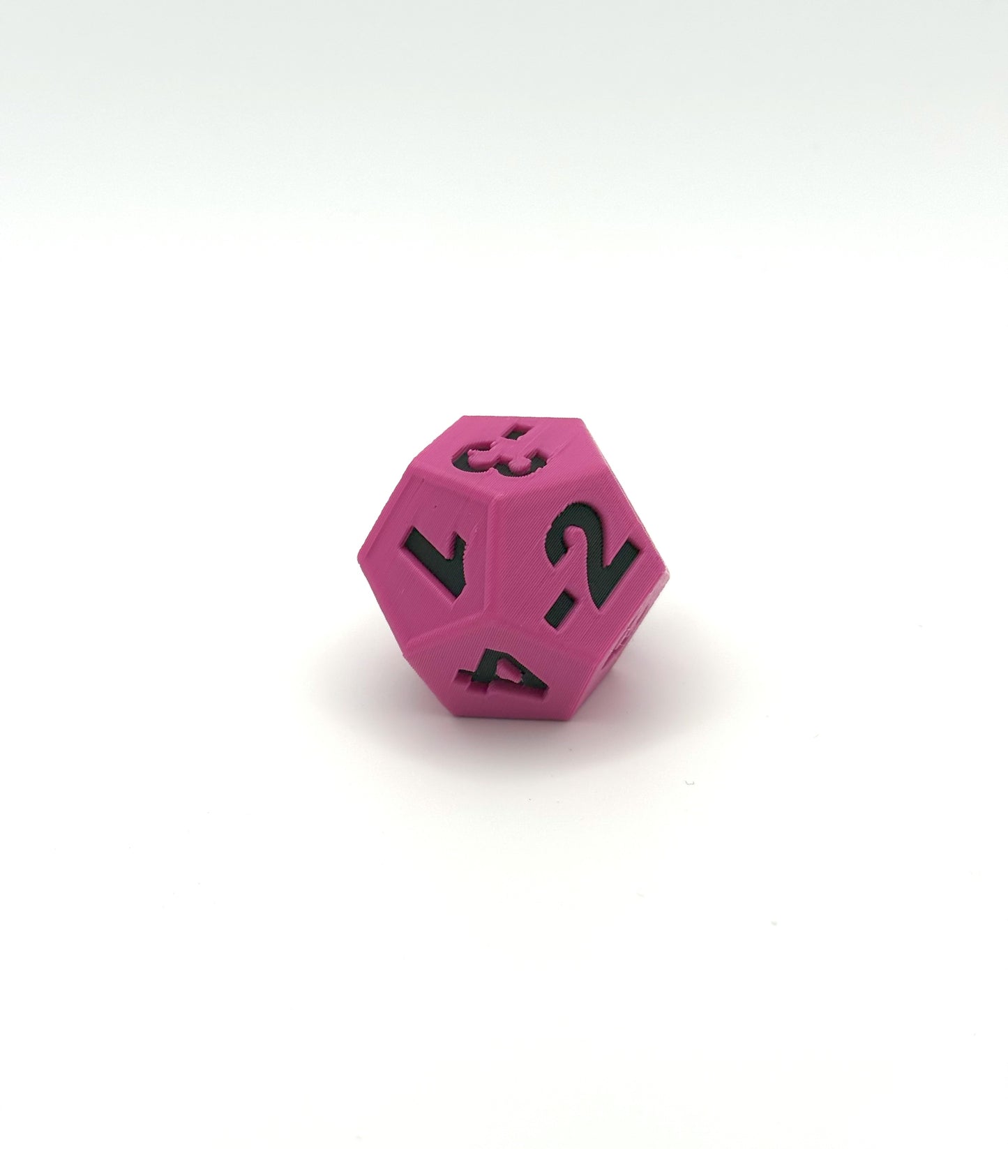 12 sided positive and negative dice