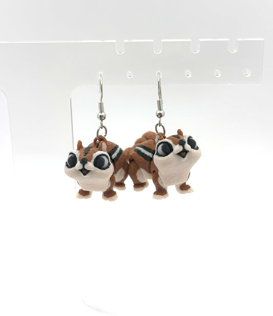 Flexi Chipmunk Earrings