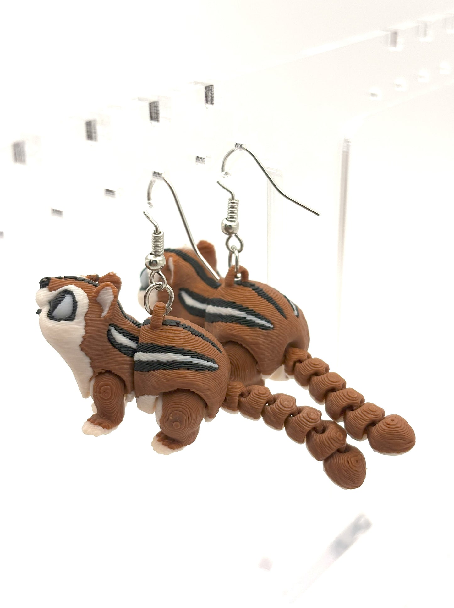 Flexi Chipmunk Earrings