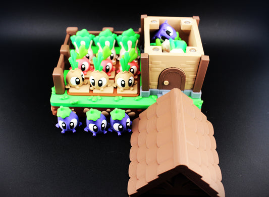 Vegetable Garden Noughts & Crosses Game