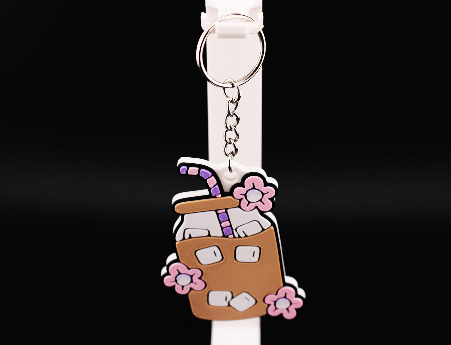 Iced Coffee Jar Key Tag