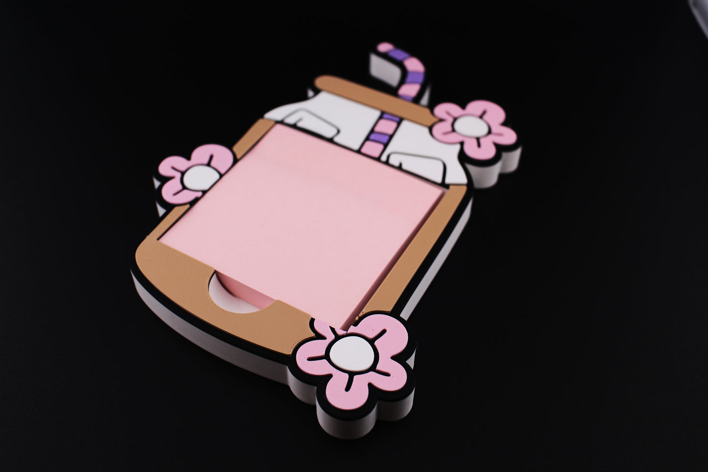 Iced Coffee Jar Note Holder