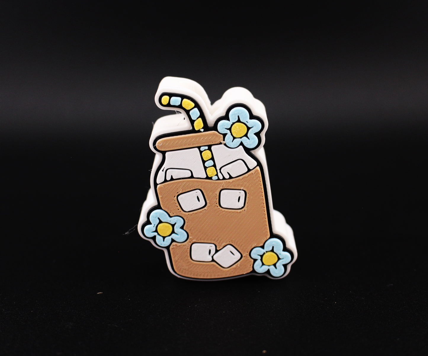 Iced Coffee Jar Straw Topper