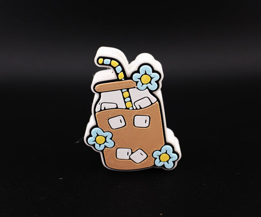 Iced Coffee Jar Straw Topper