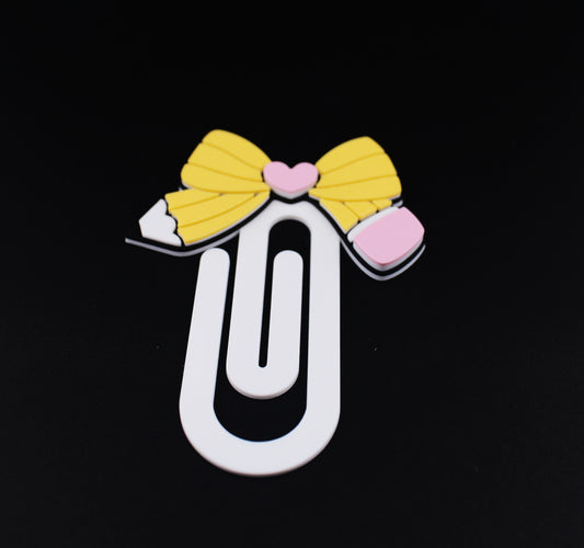 Pencil Bow Paperclip