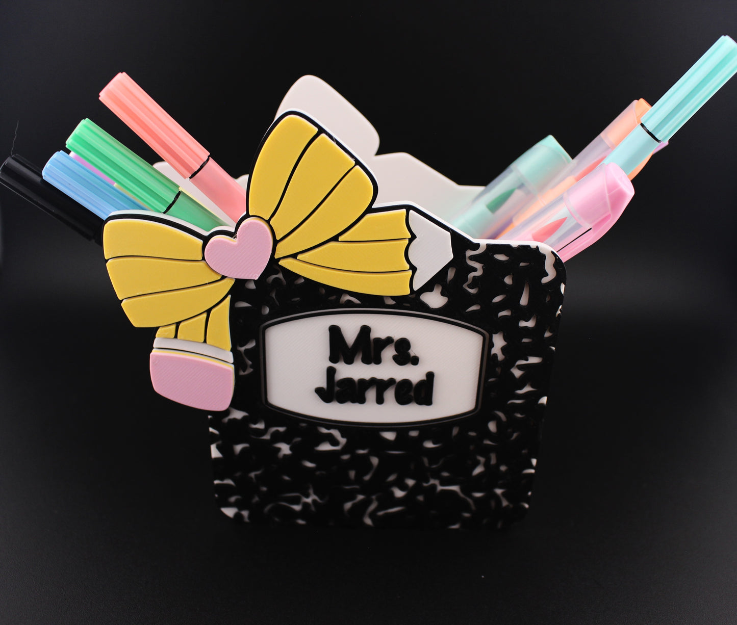 Pencil Bow Pen Holder