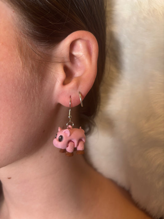 Flexi Piggy Earrings