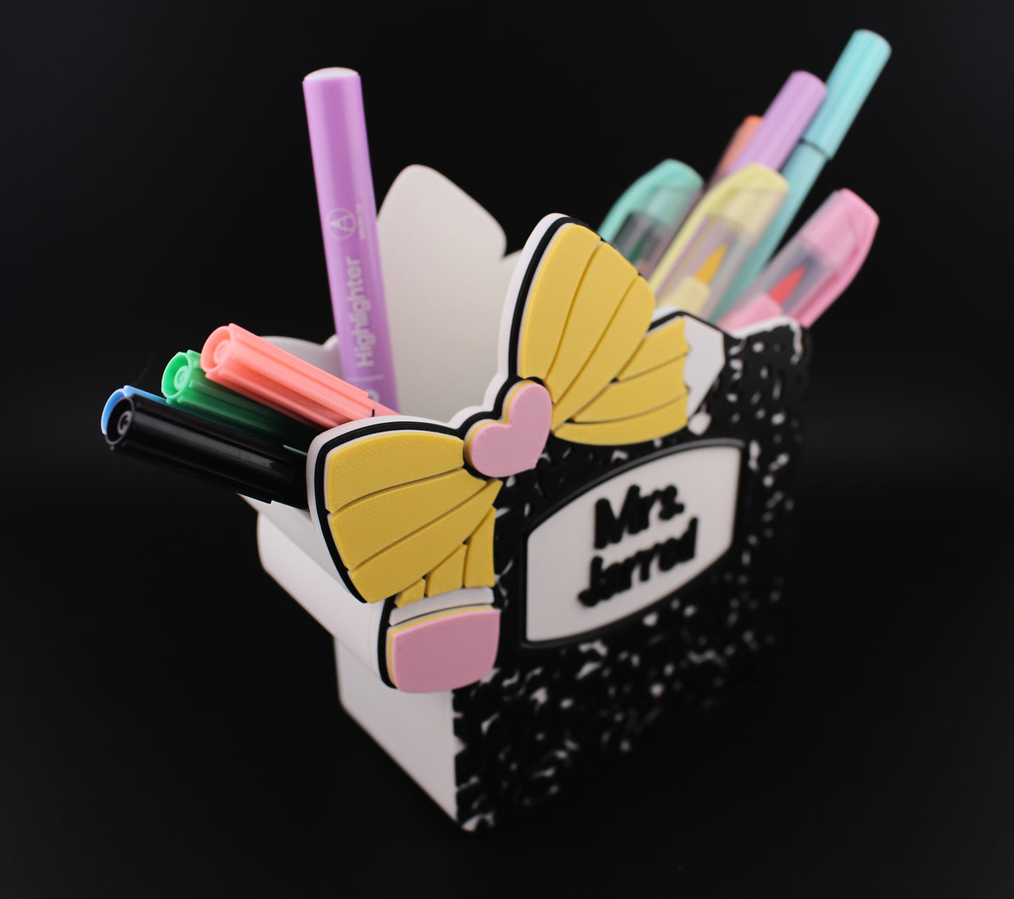 Pencil Bow Pen Holder