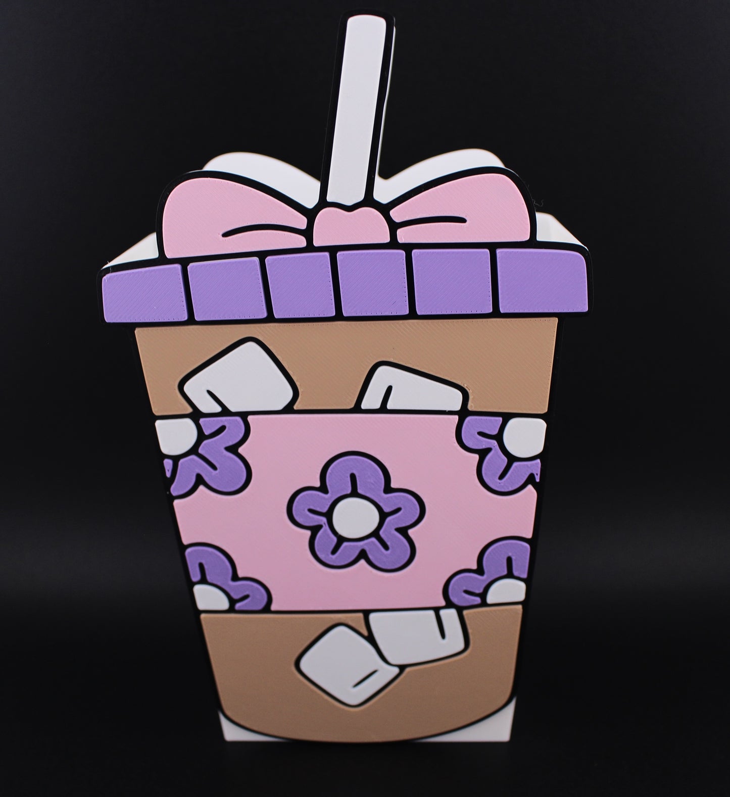 Iced Coffee Tumbler Pen Holder