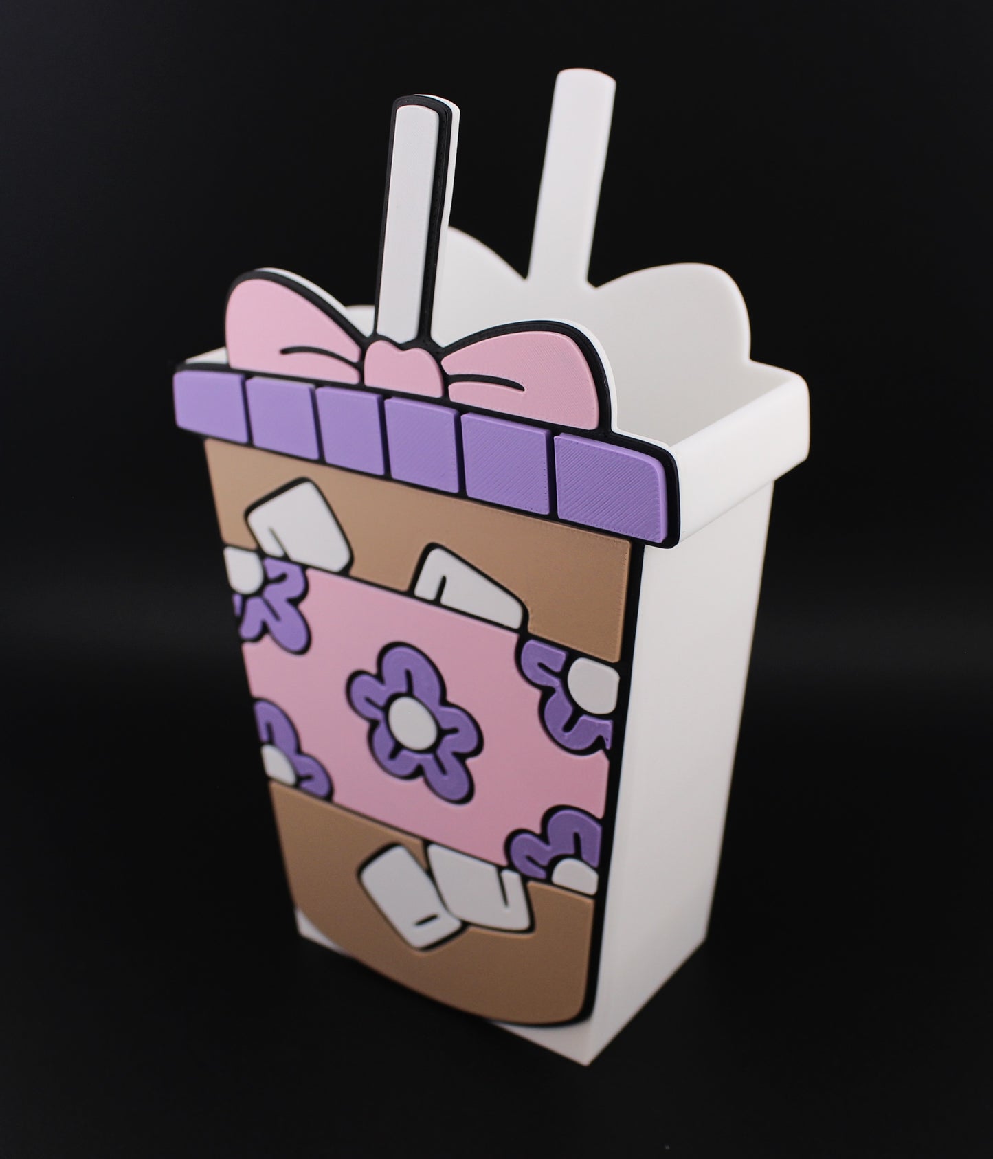 Iced Coffee Tumbler Pen Holder