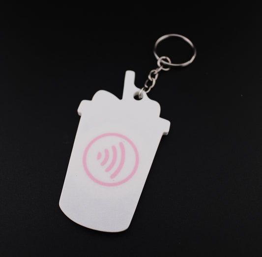 Ice Coffee Tumbler KeyTag