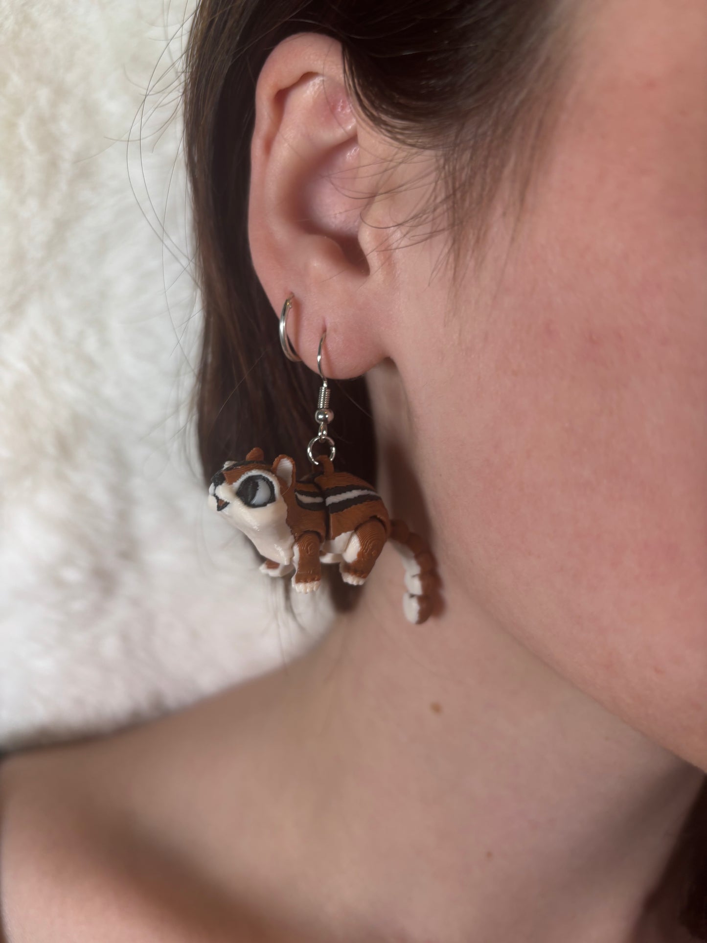 Flexi Chipmunk Earrings