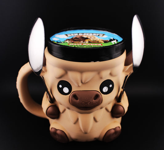 Highland Cow Ice Cream Tub Holder