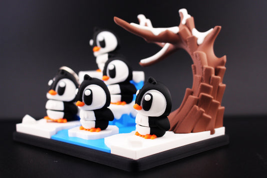 Penguin diorama