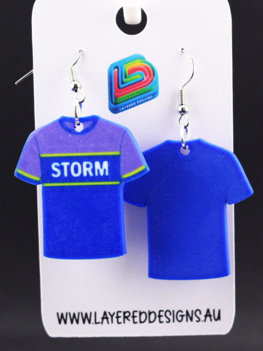 Melbourne Storm Earrings