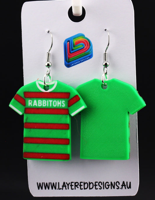 South Sydney Rabbitohs Earrings