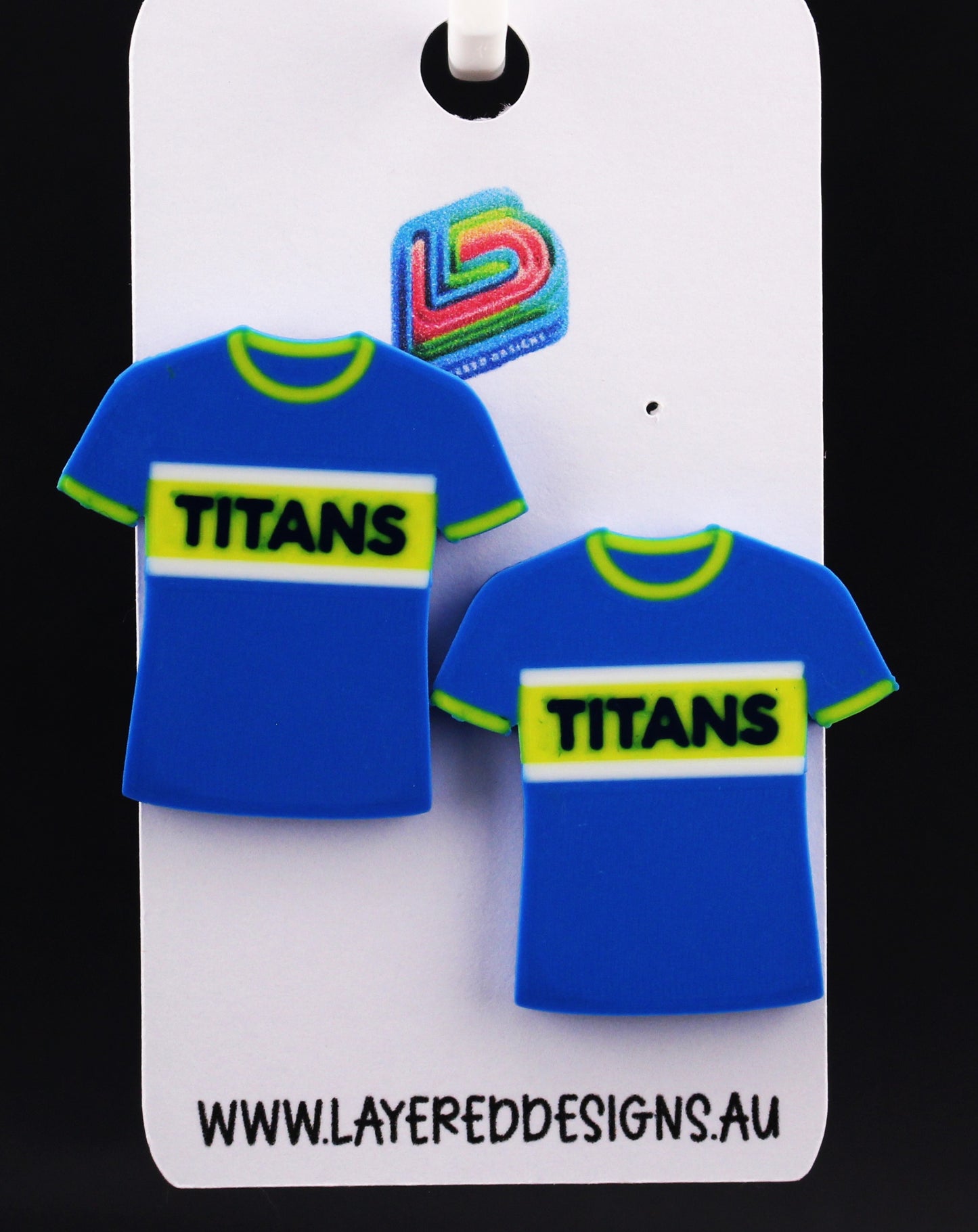 Gold Coast Titans Earrings