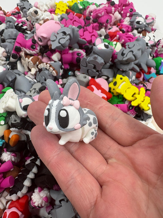 Bunny - White & Grey Girl