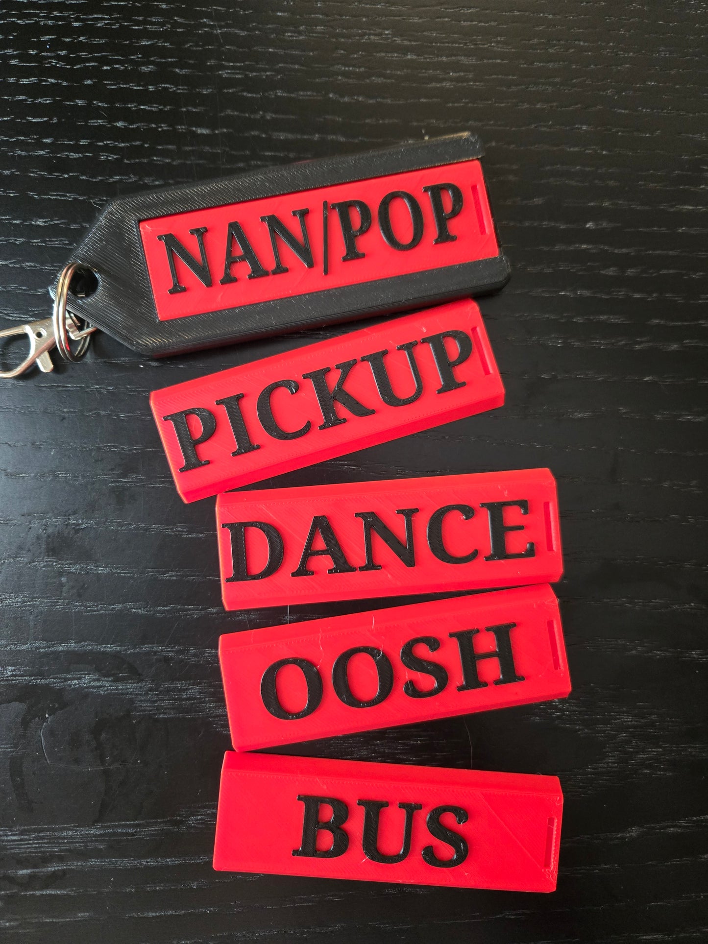 Interchangeable Bag Tag set