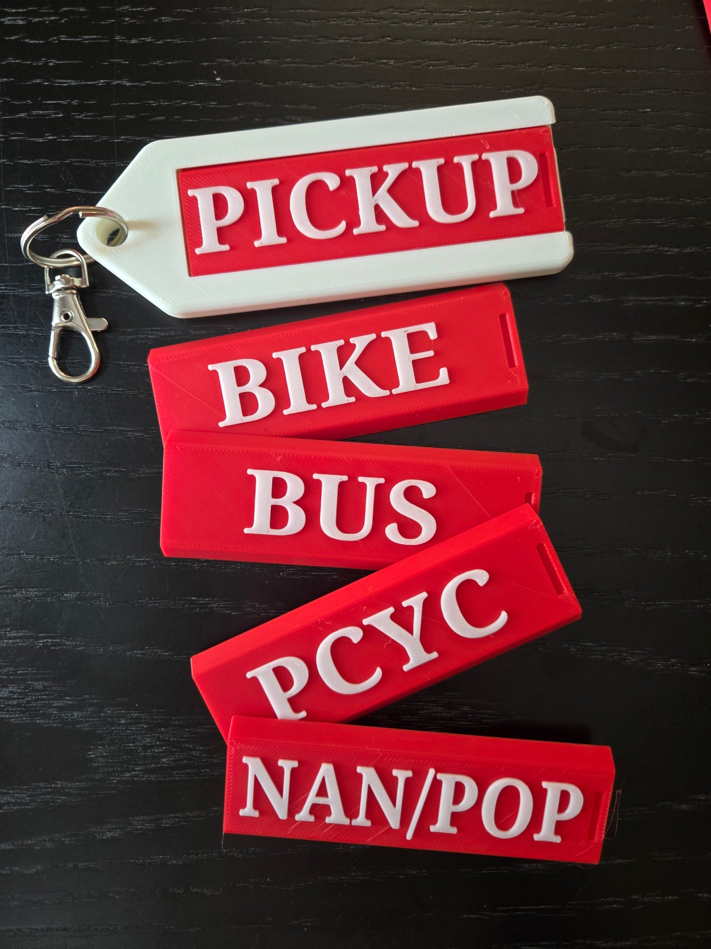 Interchangeable Bag Tag set