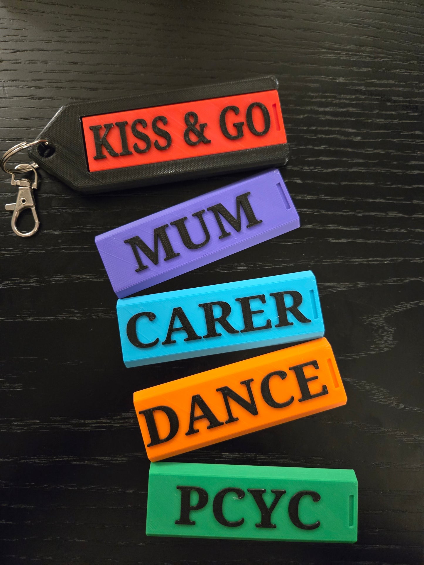 Interchangeable Bag Tag set