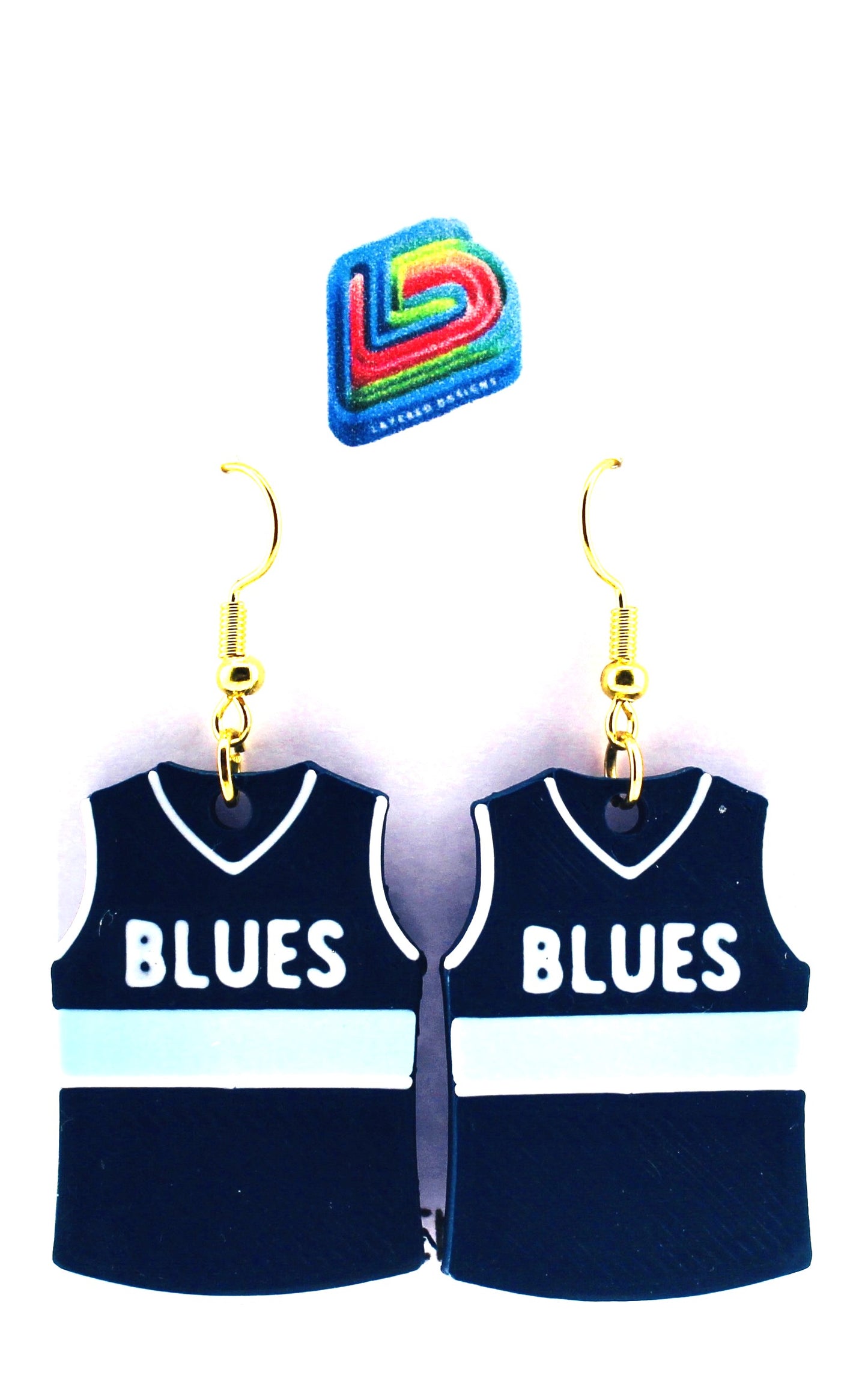 Carlton Blues Earrings