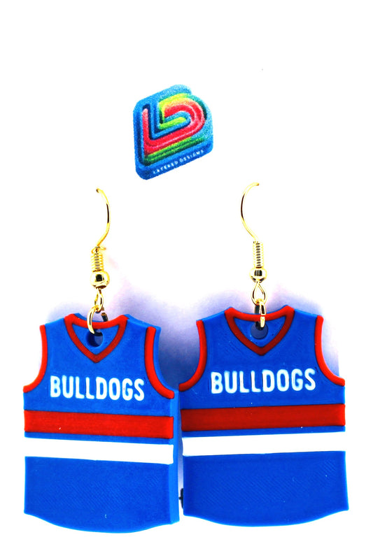 Western Bulldogs Earrings