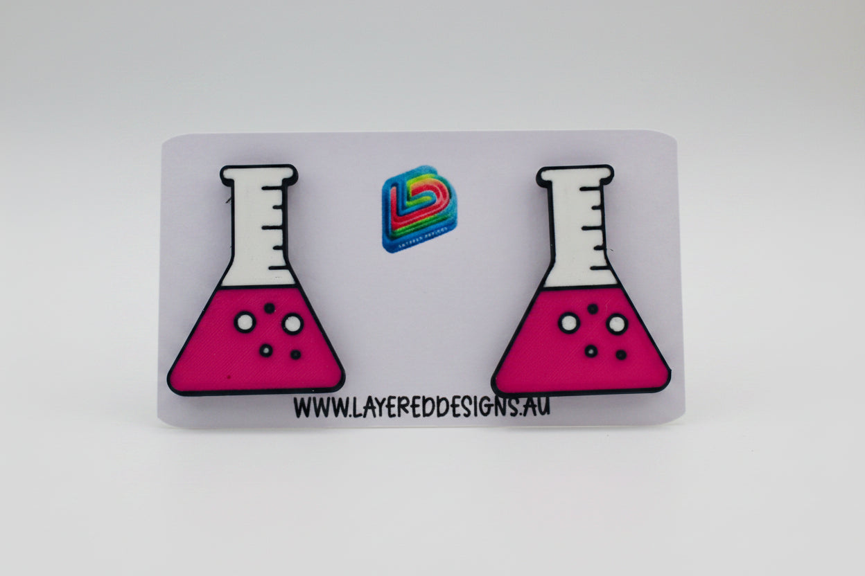 Conical Flask Earrings