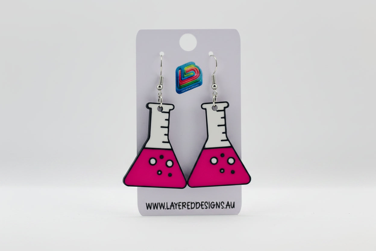Conical Flask Earrings