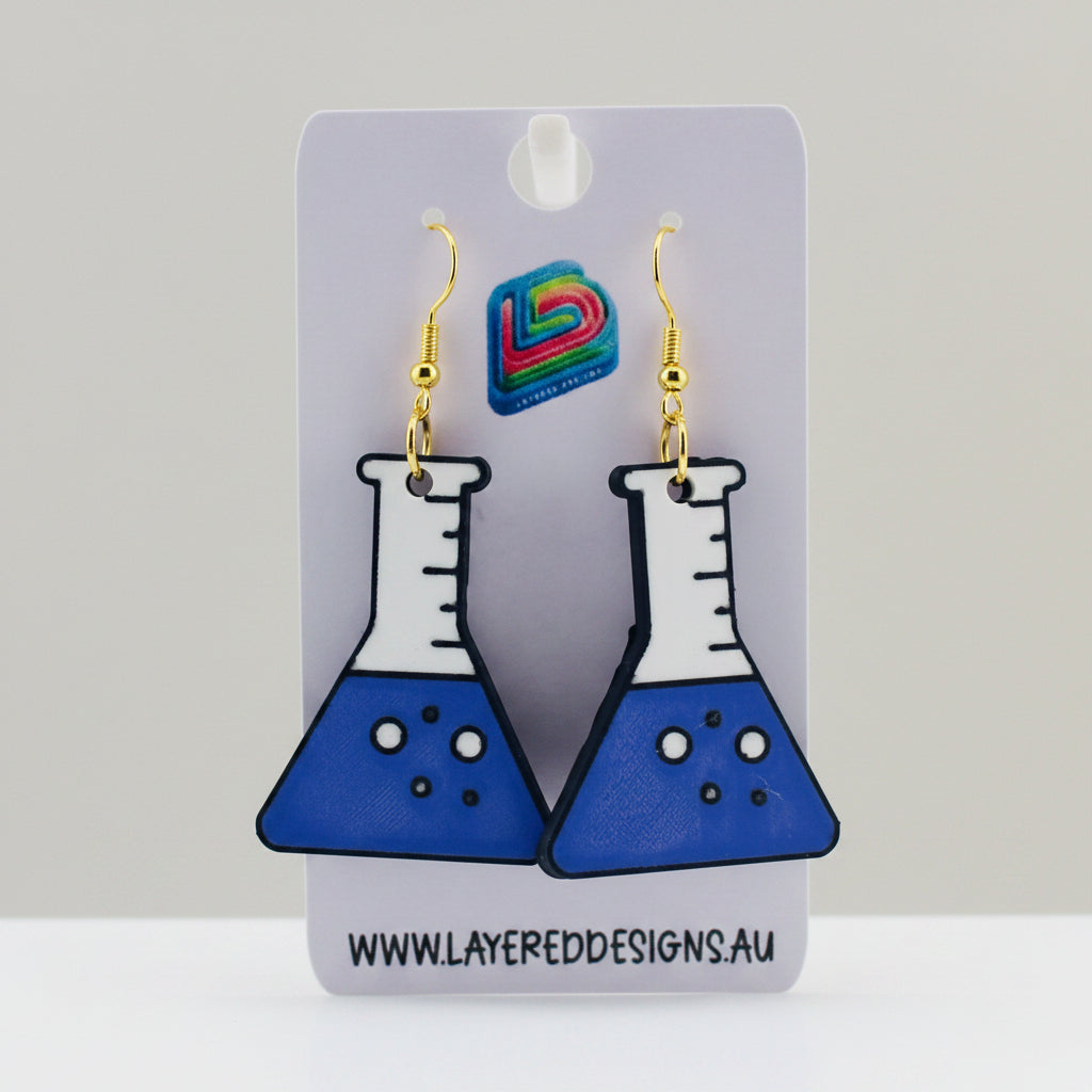 Conical Flask Earrings