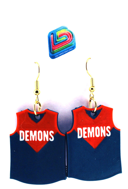Melbourne Demons Earrings