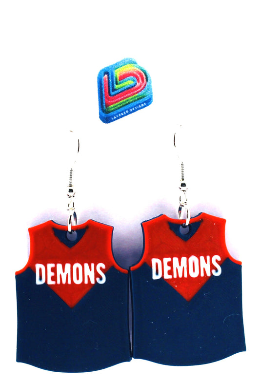 Melbourne Demons Earrings
