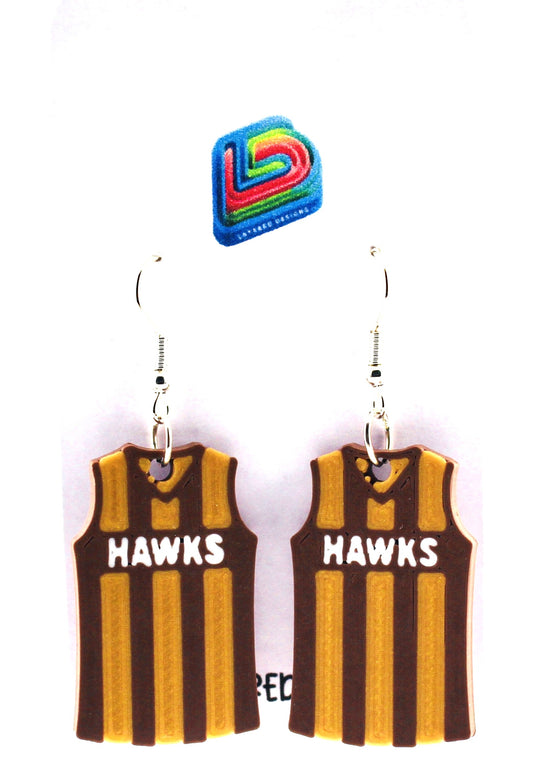Hawthorn Hawks Earrings