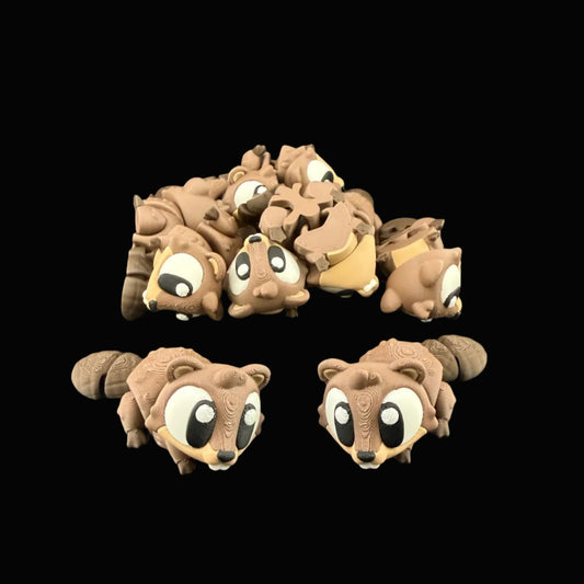 Small brown animal figurine on a dark surface