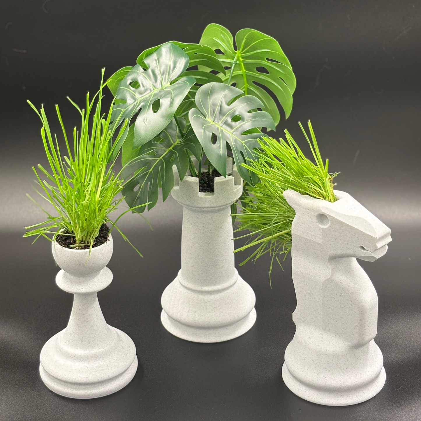 Chess Piece Planter