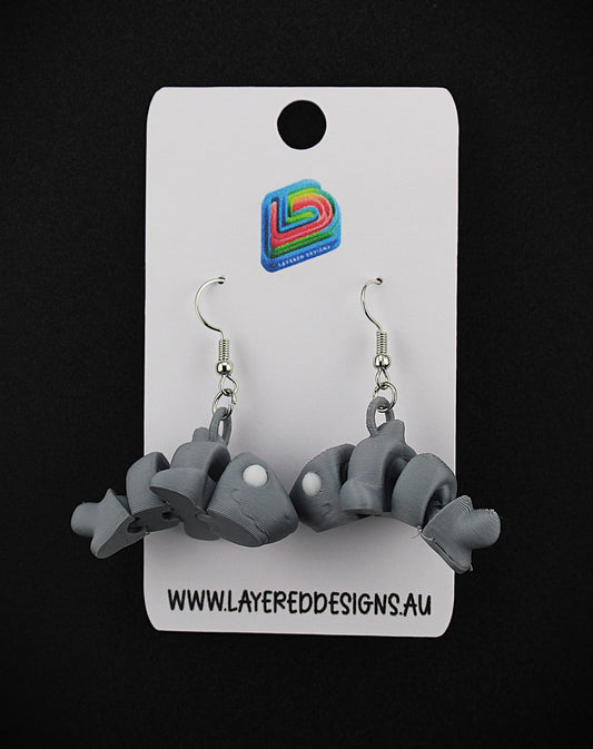 Flexi Manatee Earrings