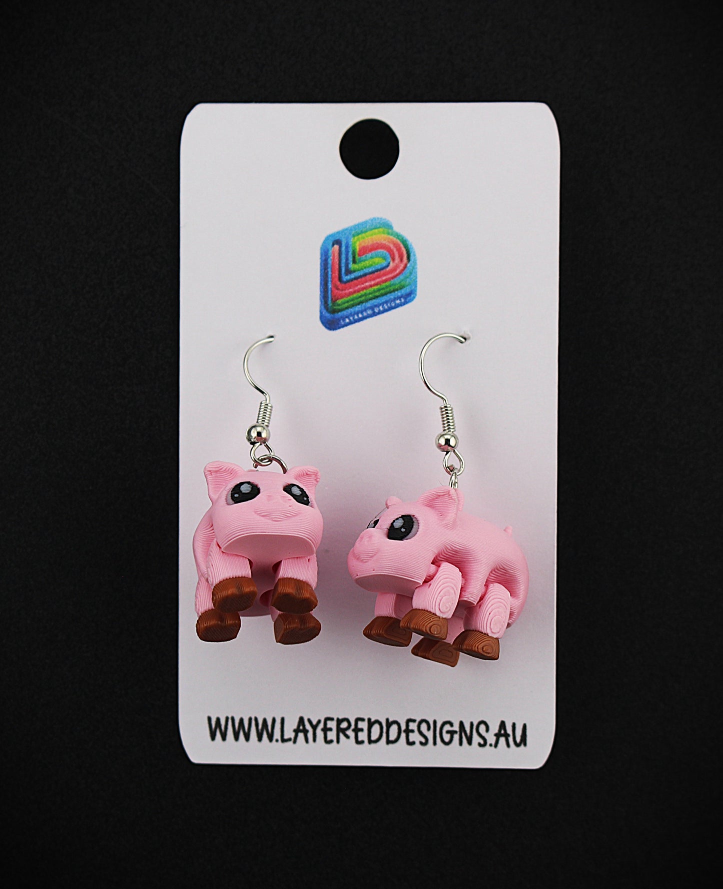 Flexi Piggy Earrings