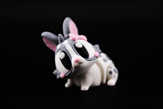 Bunny - White & Grey Girl