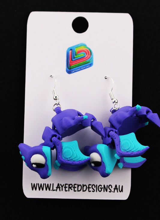 Pterodactyl Earrings