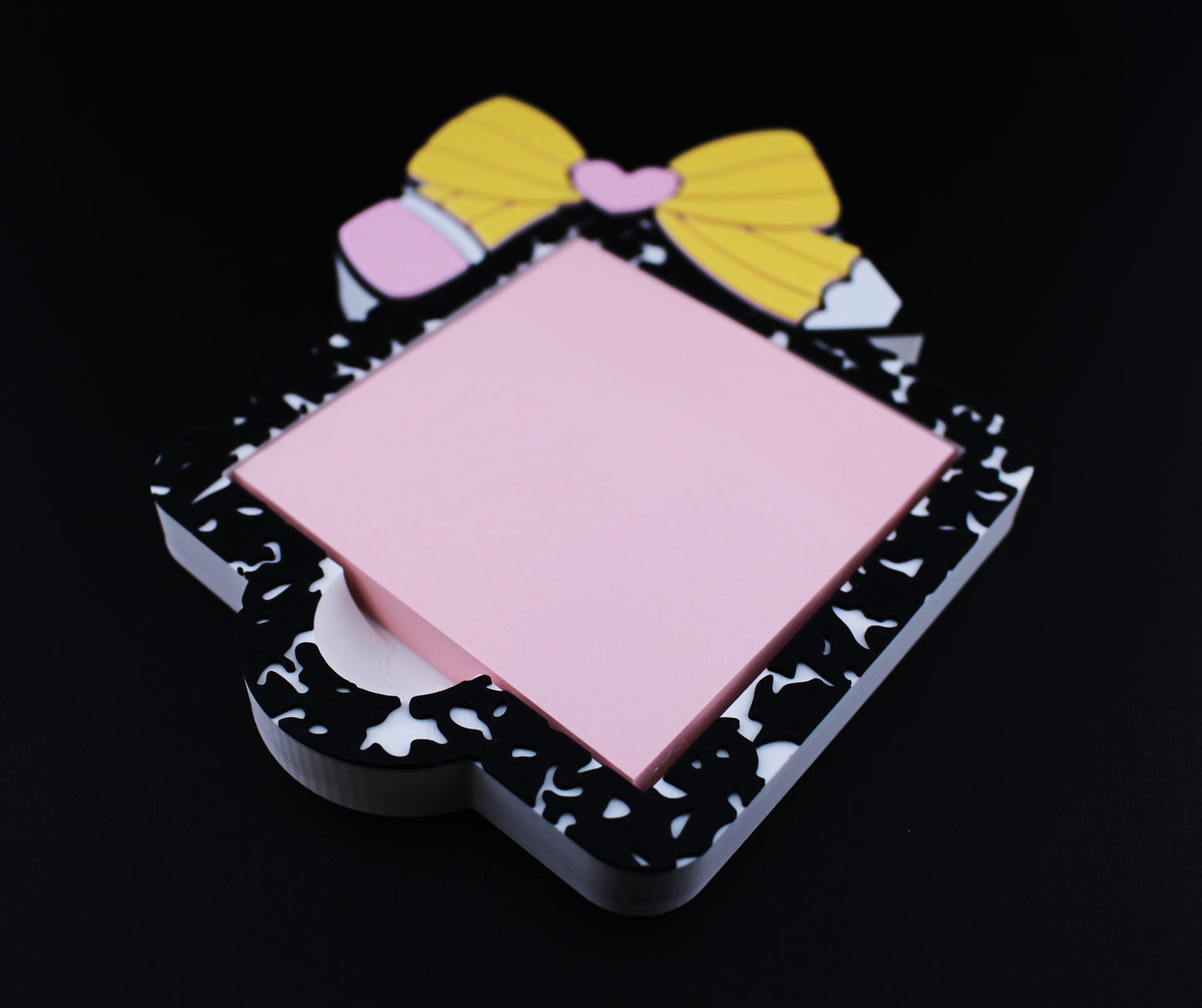 Pencil Bow Note Holder