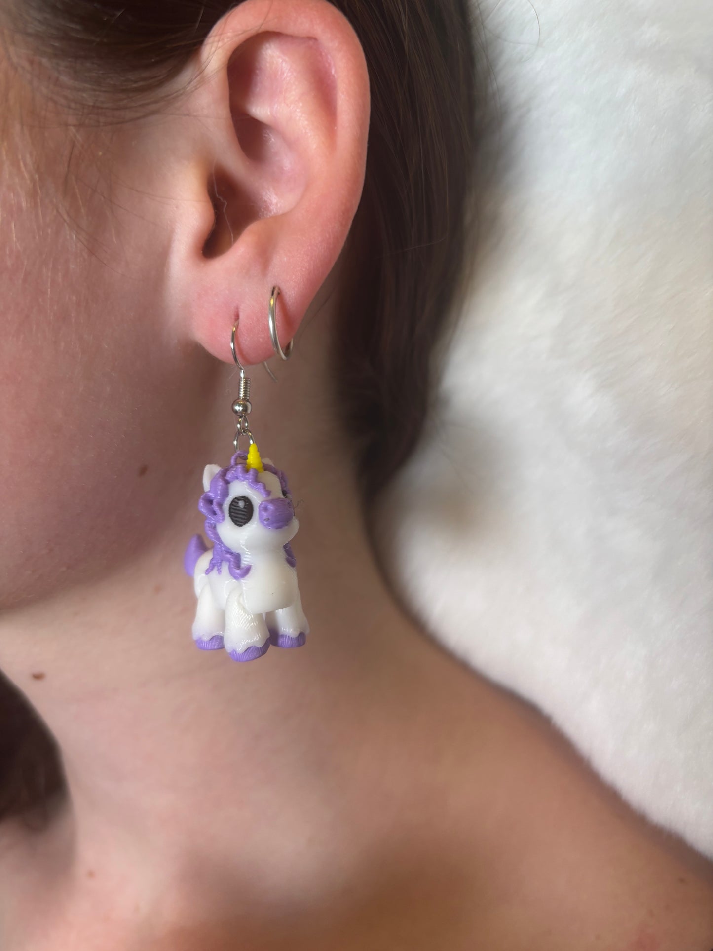 Flexi Unicorn Earrings