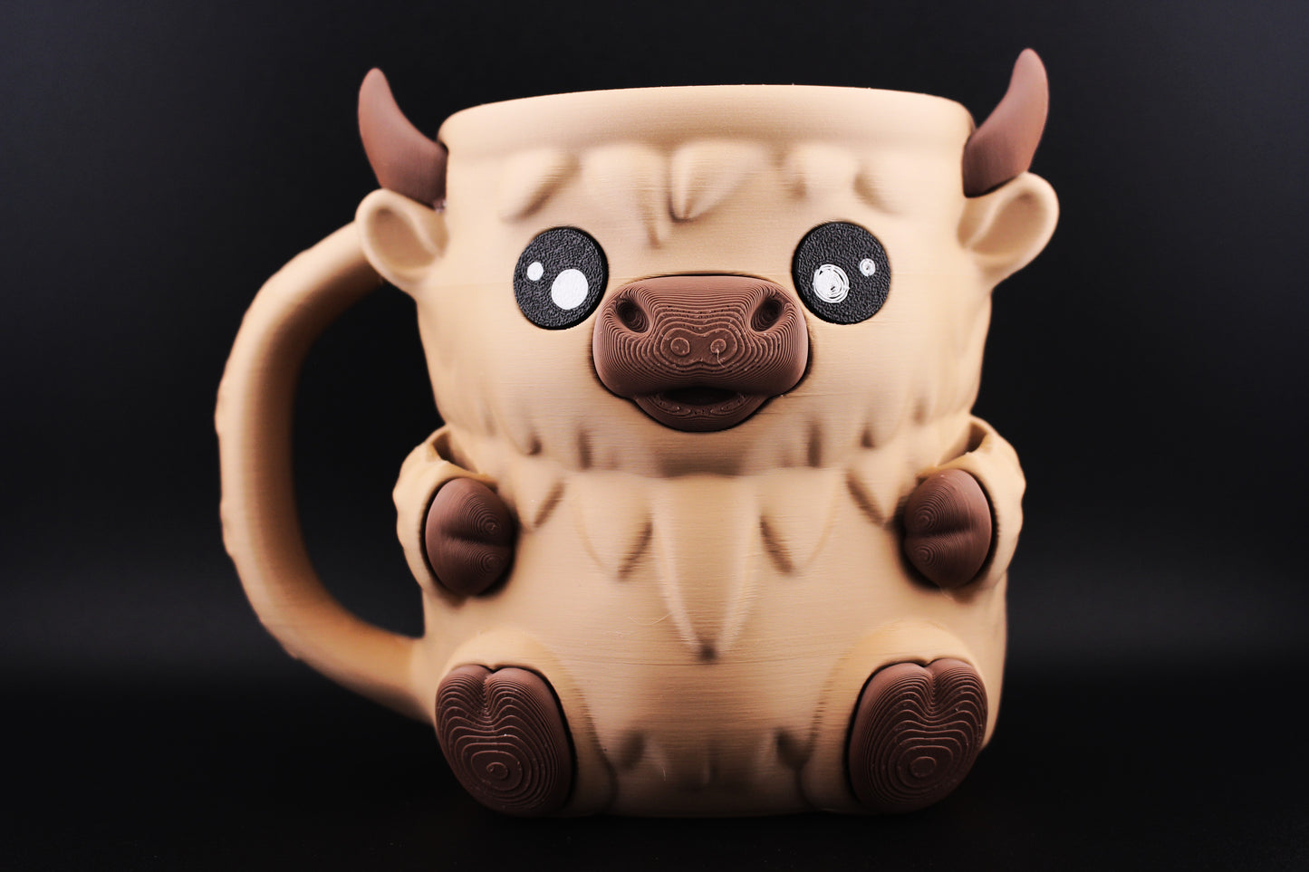 Highland Cow Ice Cream Tub Holder