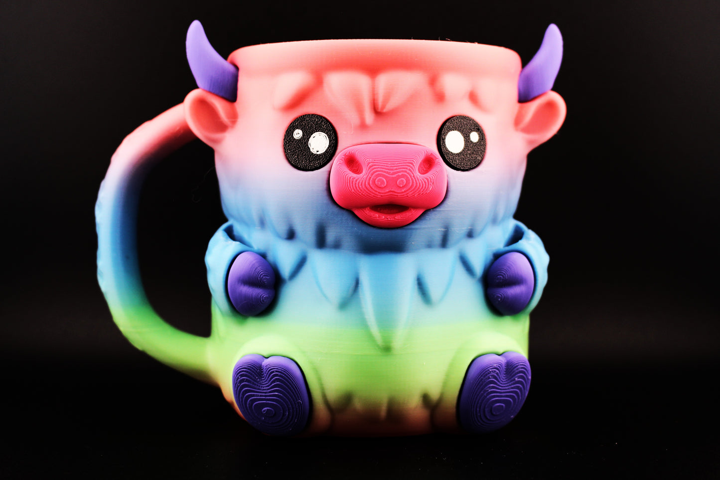 Highland Cow Ice Cream Tub Holder