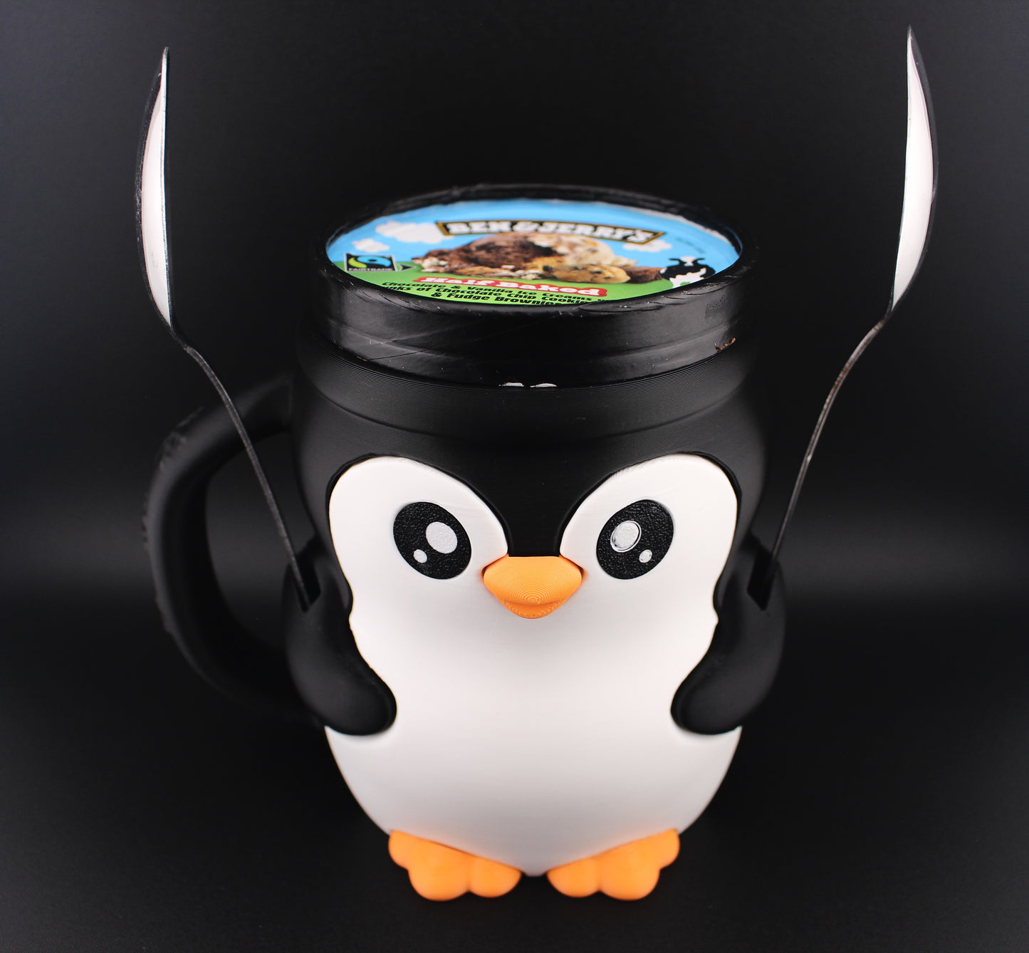 Penguin Ice Cream Tub Holder