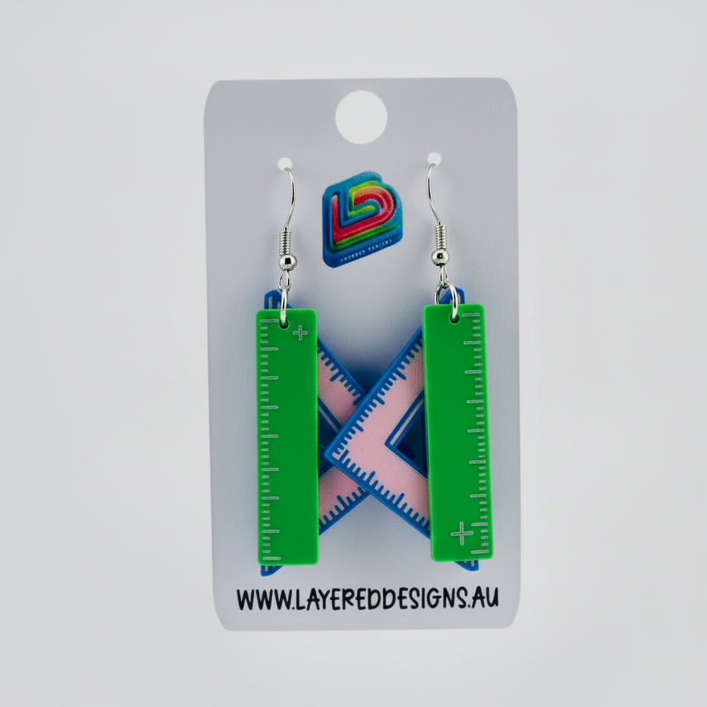 Ruler Earrings