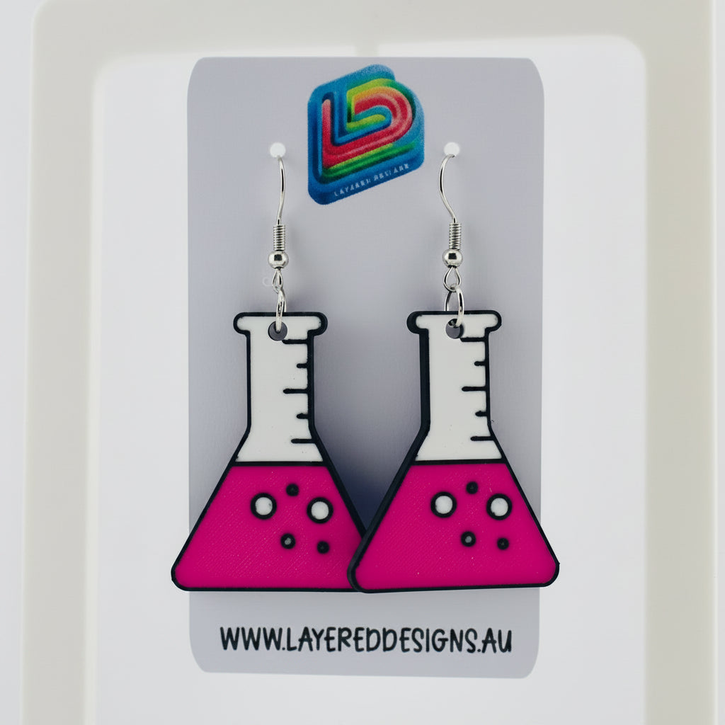 Conical Flask Earrings