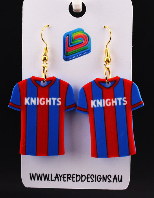 Newcastle Knights Earrings