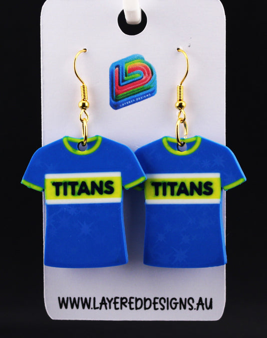 Gold Coast Titans Earrings